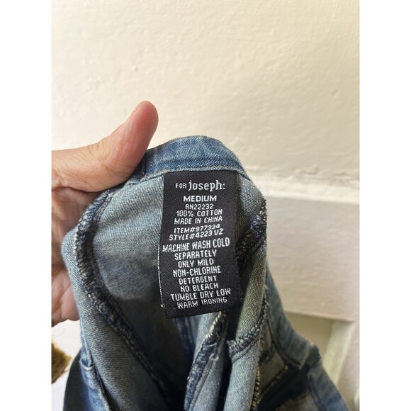 Vtg Y2K Fluted Denim Aline Skirt Med Coachella Rodeo Cowgirl Western Boho indie - Picture 2 of 9